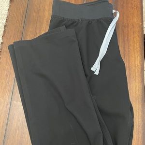 Figs Scrubs black Livingston pants